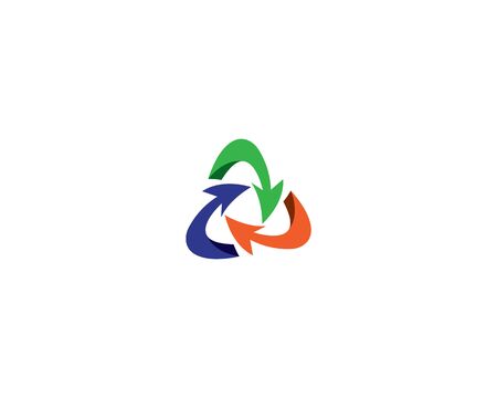 Arrow logo or icon vector template designのイラスト素材