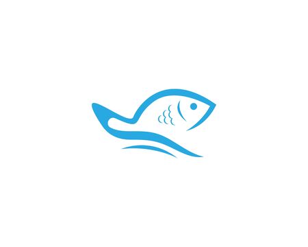 Fish logo template Creative vector symbolのイラスト素材