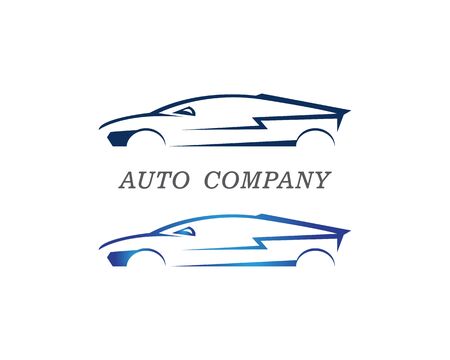 Speed auto Car logo template icon designのイラスト素材