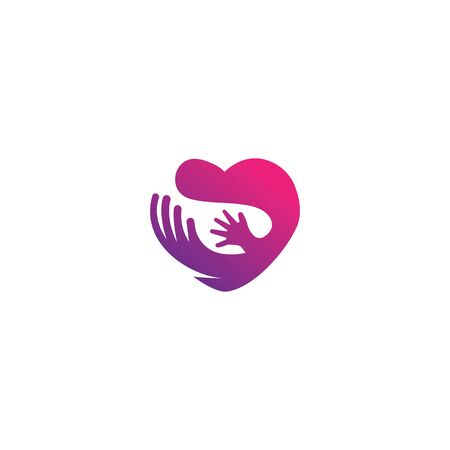Hand care logo design template vector illustration iconのイラスト素材