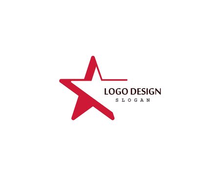 Star Logo Template vector icon illustration designのイラスト素材