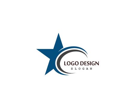 Star Logo Template vector icon illustration designのイラスト素材