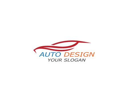 Auto car Logo Template vector iconのイラスト素材