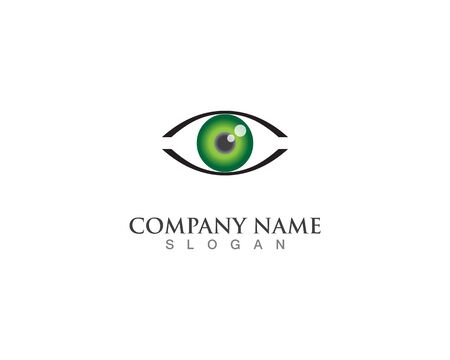 Eye care logo symbol template vector icons appのイラスト素材