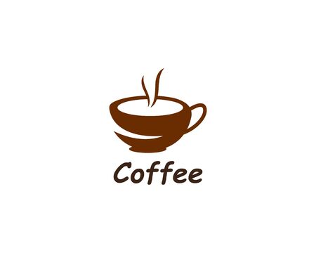 Coffee cup Logo Template vector icon designのイラスト素材