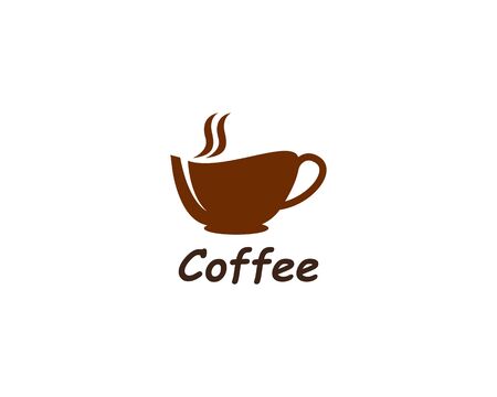 Coffee cup Logo Template vector icon designのイラスト素材
