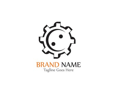 Gear Logo creative Template vector icon illustration designのイラスト素材