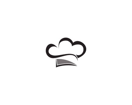 Hat chef logo template vector illustrationのイラスト素材