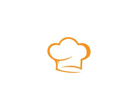 Hat chef logo template vector illustrationのイラスト素材