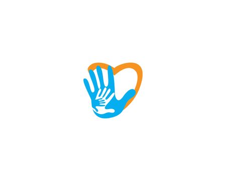 Hand care loto template vector design businessのイラスト素材
