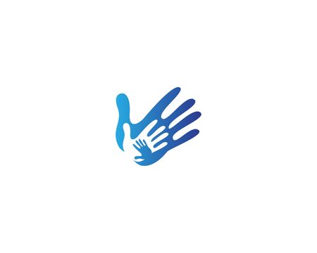 Hand care loto template vector design businessのイラスト素材