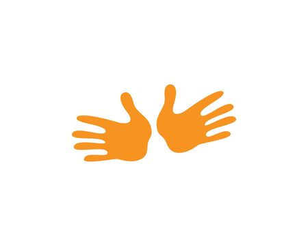Hand care loto template vector design businessのイラスト素材