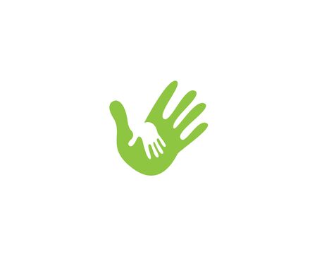 Hand care loto template vector design businessのイラスト素材