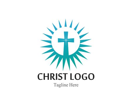 Church Logo vector template creative icon designのイラスト素材