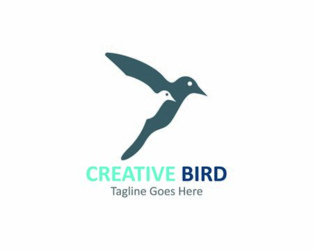 Creative logo design Bird vector template iconのイラスト素材