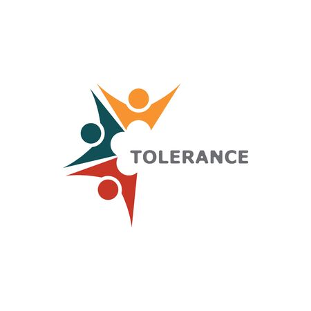 Social Network Team Partners Family Friends logo design vector templateのイラスト素材