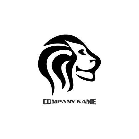 Lion head logo vector, creative graphic illustration designのイラスト素材