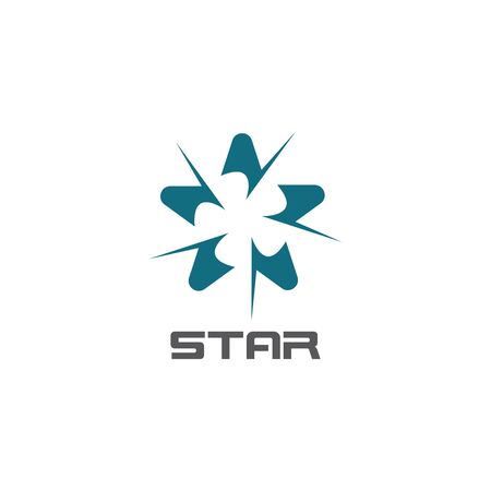 Corporate business star logo vector icon concept illustrationのイラスト素材