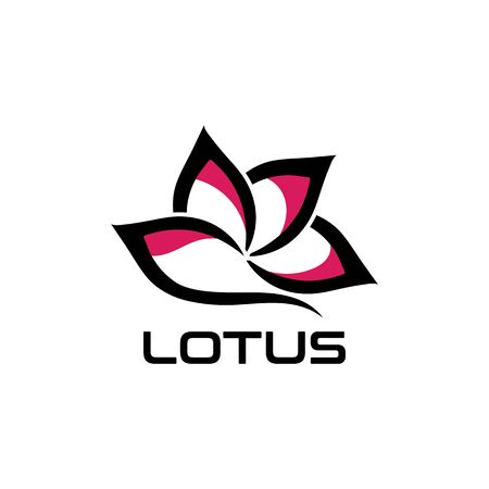 Lotus flower iconのイラスト素材