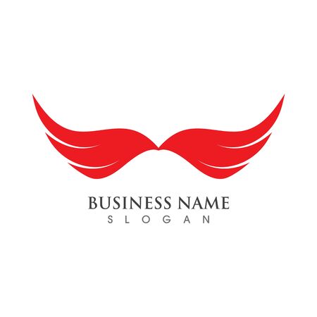 Wing Logo Template vector illustration concept designのイラスト素材