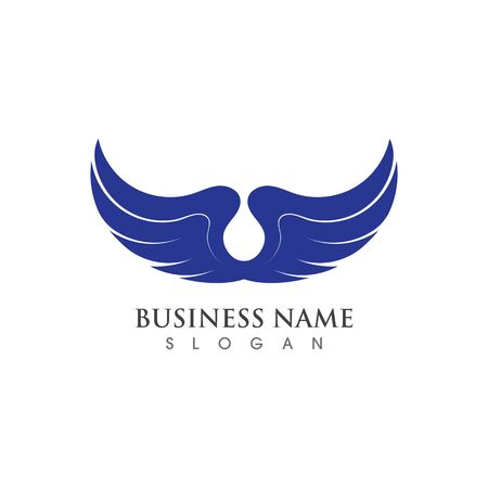 Wing Logo Template vector illustration concept designのイラスト素材
