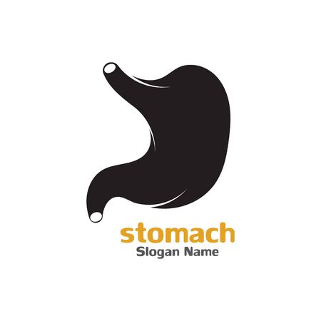 Stomach care icon logo designs concept vector illustrationのイラスト素材