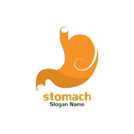 Stomach care icon logo designs concept vector illustrationのイラスト素材