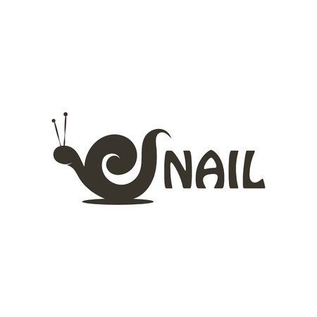 Snail Logo creative modern design inspiration vectorのイラスト素材