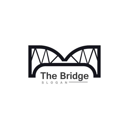 Business Bridge Logo Design Vector Icon Template design