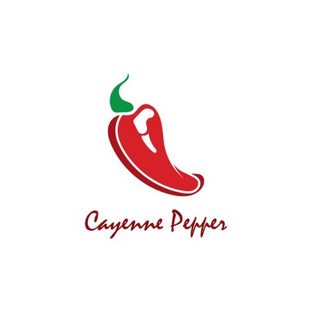 Cayenne Pepper creative inspiration vector designのイラスト素材