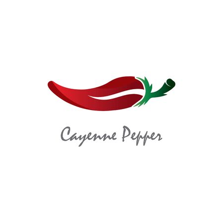 Cayenne Pepper creative inspiration vector designのイラスト素材