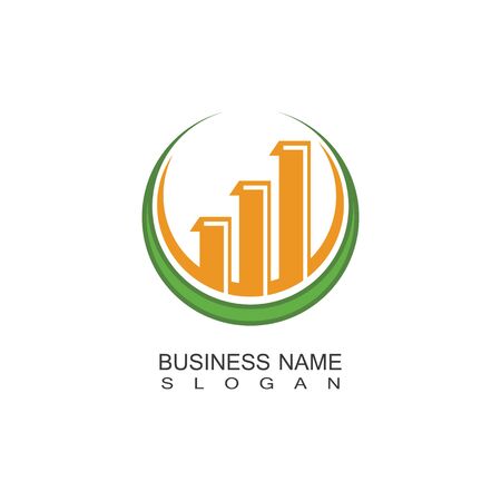 Business Marketing and finance idea logo concept template designのイラスト素材