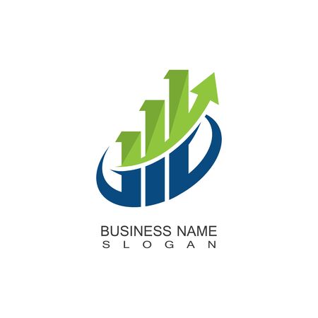 Business Marketing and finance idea logo concept template designのイラスト素材