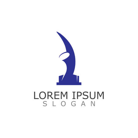 Modern Trophy Winner Symbol Icon Vector Graphic Design Stock Vectorのイラスト素材