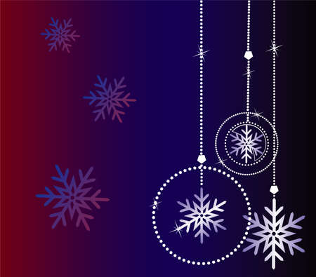 beautiful new year decorationのイラスト素材