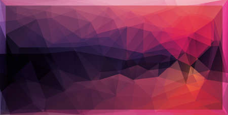 vector abstract mosaic background. geometric glass landscapeのイラスト素材