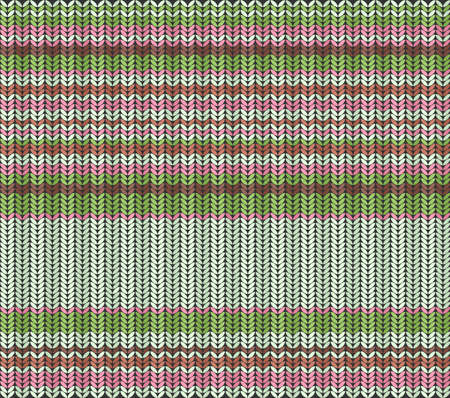 vector knitted patternのイラスト素材