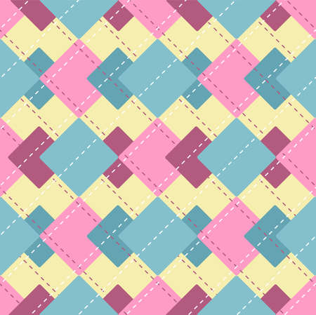 vector abstract checkered patternのイラスト素材