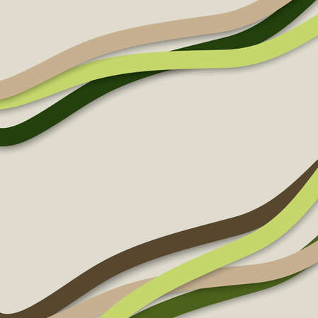 Abstract background with colorful wavy stripes. Vector illustrationのイラスト素材