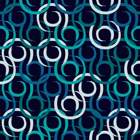 Abstract geometric pattern with circlesのイラスト素材