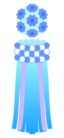 Illustration of Tanabata Festival streamerのイラスト素材