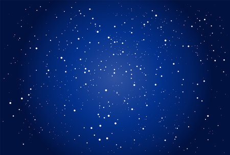 Illustration of starry skyのイラスト素材