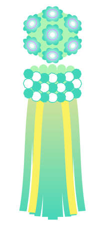 Illustration of Tanabata Festival streamerのイラスト素材