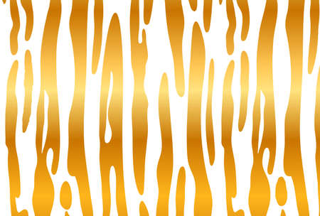 Bright golden tiger pattern illustrationのイラスト素材