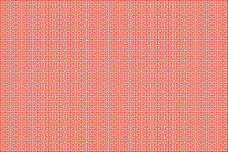 Illustration of Chinese style pattern for background materialのイラスト素材