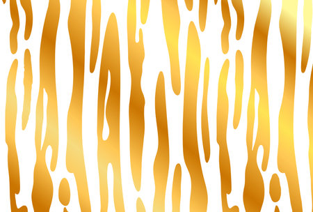 Color illustration of golden tiger patternのイラスト素材