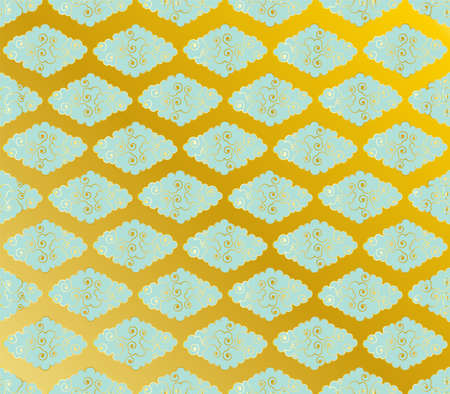 Chinese style traditional cloud pattern illustrationのイラスト素材