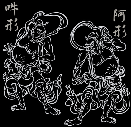 Buddhist image,のイラスト素材