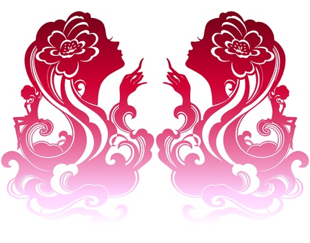 young womanのイラスト素材