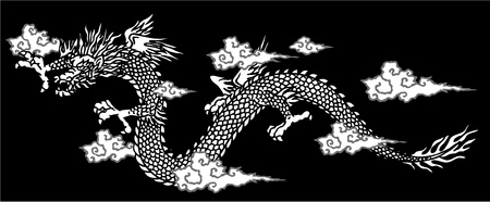 Japanesque dragonのイラスト素材